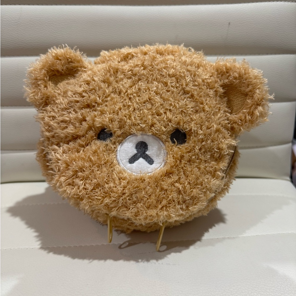 Cute Bear Plush Cosmetic Toiletry Bag